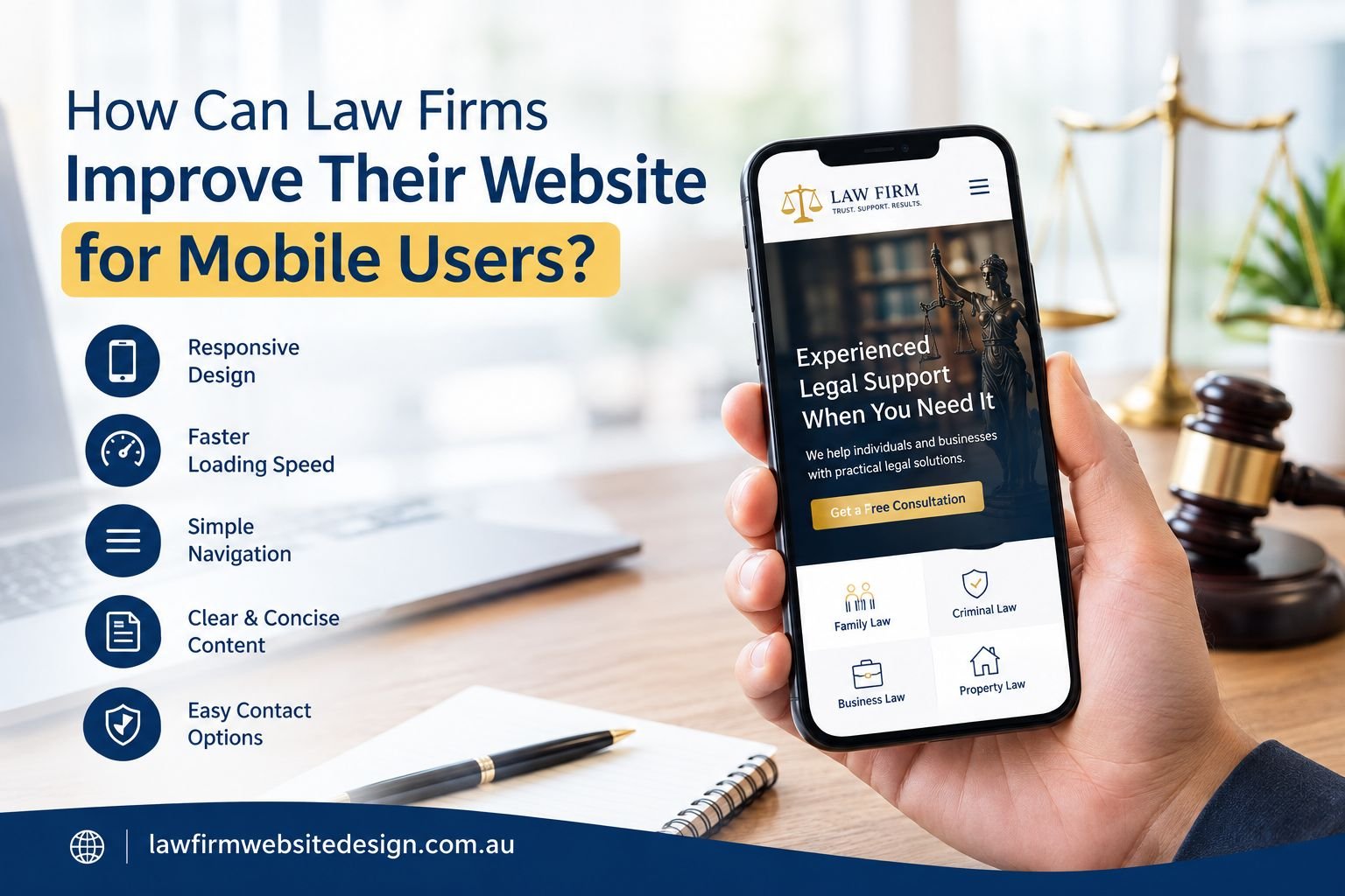 How Can Law Firms Improve Their Website for Mobile Users